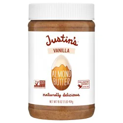 Justins Almond Butter Vanilla - 16 Oz