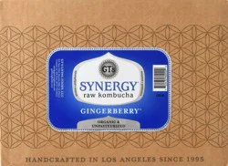 Gt's Synergy Gingerberry Kombucha - 12-16 Oz.
