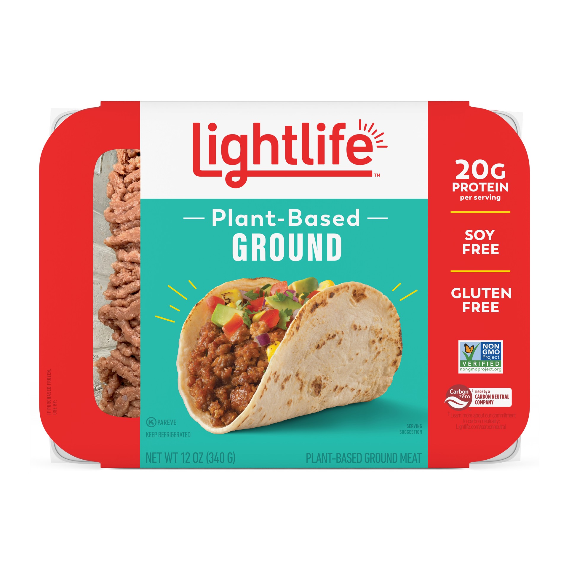 slide 1 of 1, Lightlife Gorund Free Gluten - 12 Oz, 12 oz