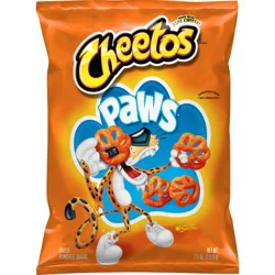 Cheetos Snacks Cheese Flavored Paws - 7.5 Oz