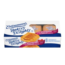 Entenmann's Minis Raspberry And Cheese Danish - 11.25 Oz