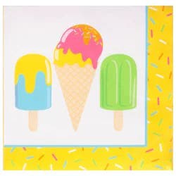 Signature Select Frozen Treats Lunch Napkins 16 Count - Each