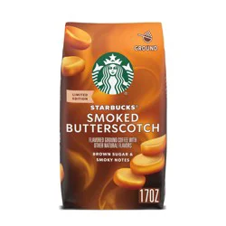 Starbucks Smoked Butterscotch Flavored Ground Coffee 17oz Bag - 17 Oz
