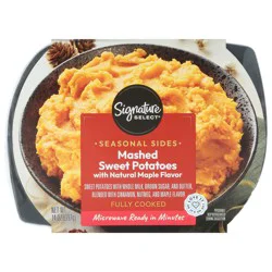 Signature Select Mashed Sweet Potato W/maple Flavor - 14 Oz