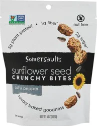Somersaults Sunflower Seed Snack Salty Pepper - 6 Oz
