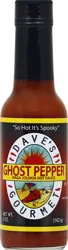 Daves Gourmet Sauce Hot Ghost Pepper - 5 Oz