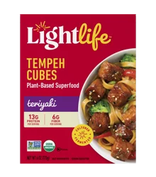 Lightlife Tempeh Cubes Teriyaki - 6 Oz