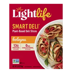 Lightlife Smart Deli Veggie Bologna Slices Meatless - 5.5 Oz