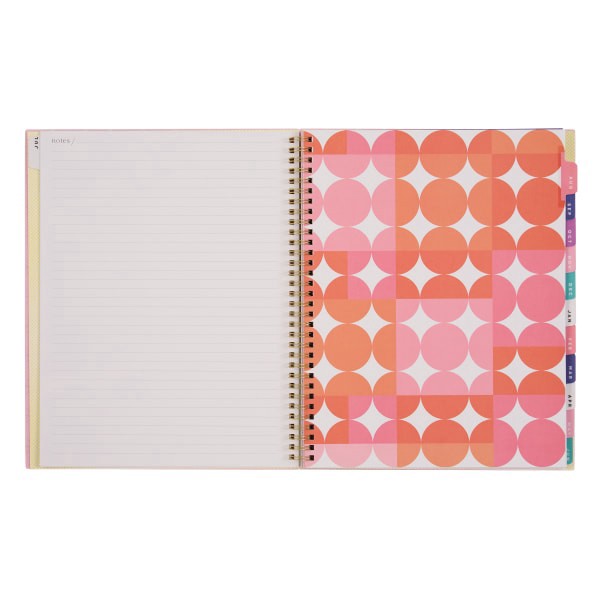 slide 9 of 10, 2025-2026 Organized by Happy Planner Monthly/Weekly Big Happy Planner, 8-1/2"" x 11"", Riso Pop, July 2025 To June 2026, PT0006B011, 1 ct