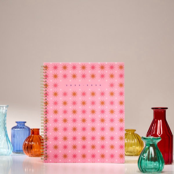 slide 4 of 10, 2025-2026 Organized by Happy Planner Monthly/Weekly Big Happy Planner, 8-1/2"" x 11"", Riso Pop, July 2025 To June 2026, PT0006B011, 1 ct