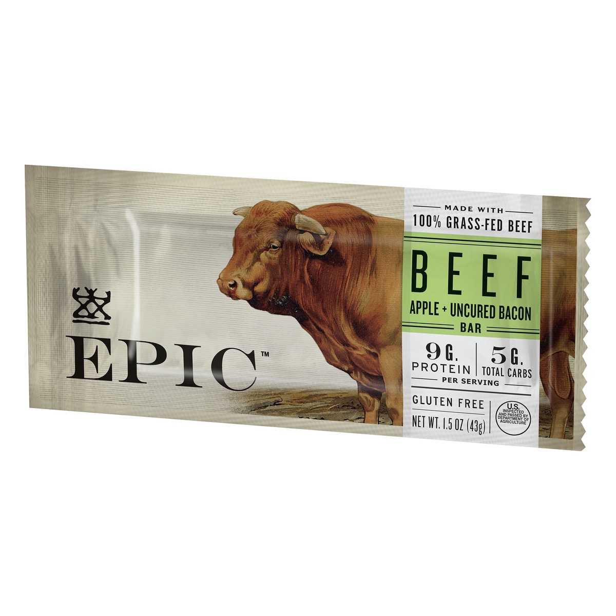 slide 8 of 12, Epic Beef Bacon Apple Bar, 1.5 oz