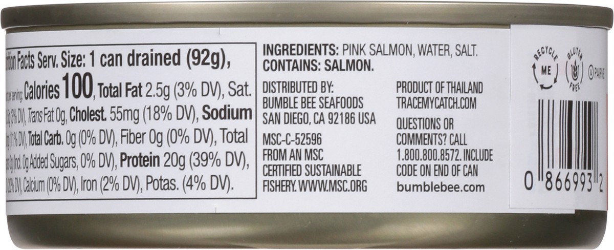 slide 4 of 11, Bumble Bee Boneless Pink Salmon, 5 oz