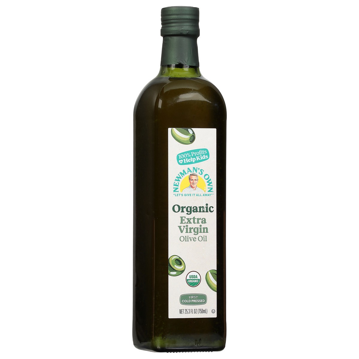 slide 2 of 9, Newman's Own Extra Virgin Olive Oil, 25.3 fl oz