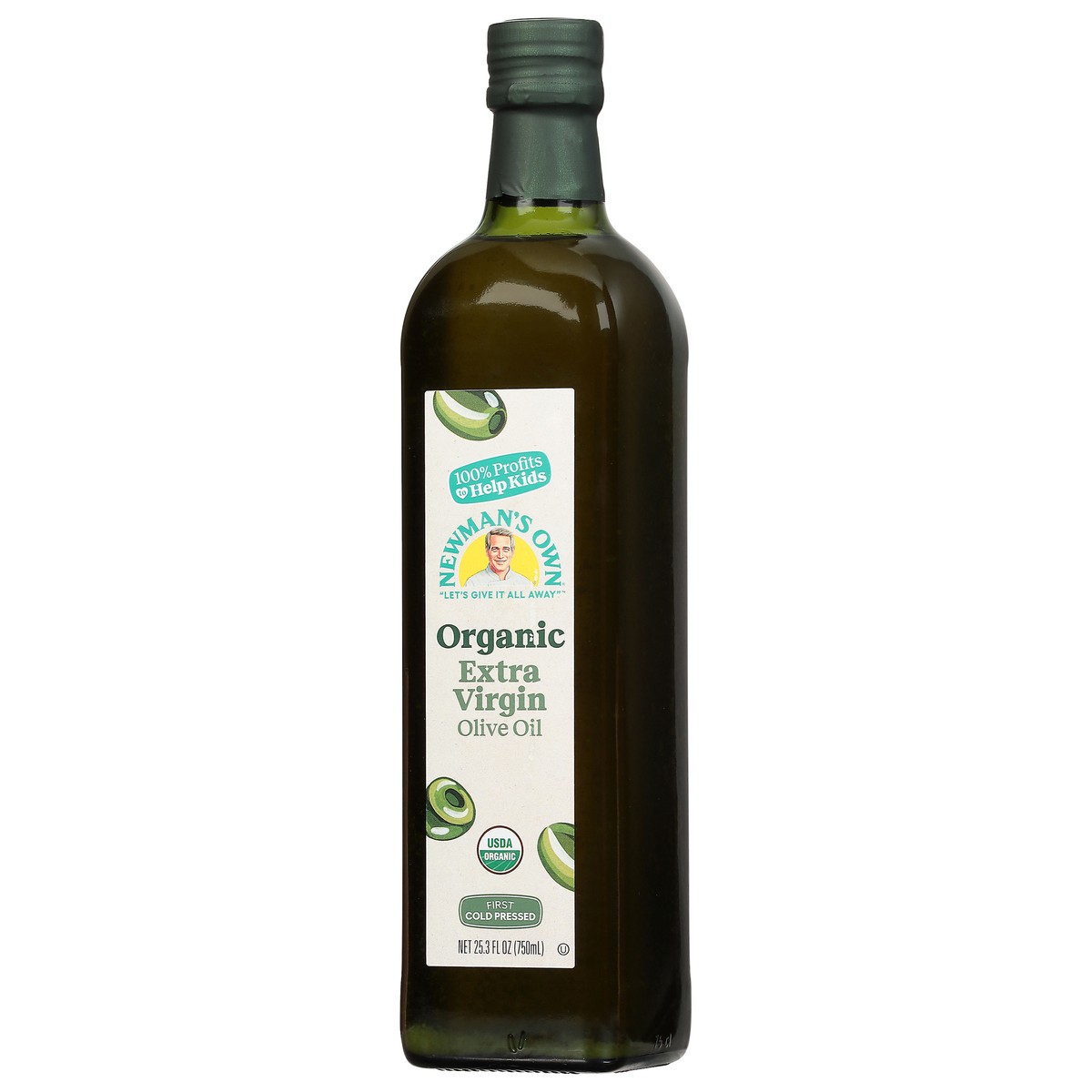 slide 3 of 9, Newman's Own Extra Virgin Olive Oil, 25.3 fl oz