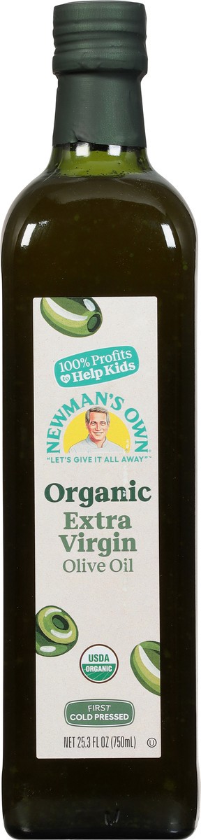 slide 6 of 9, Newman's Own Extra Virgin Olive Oil, 25.3 fl oz