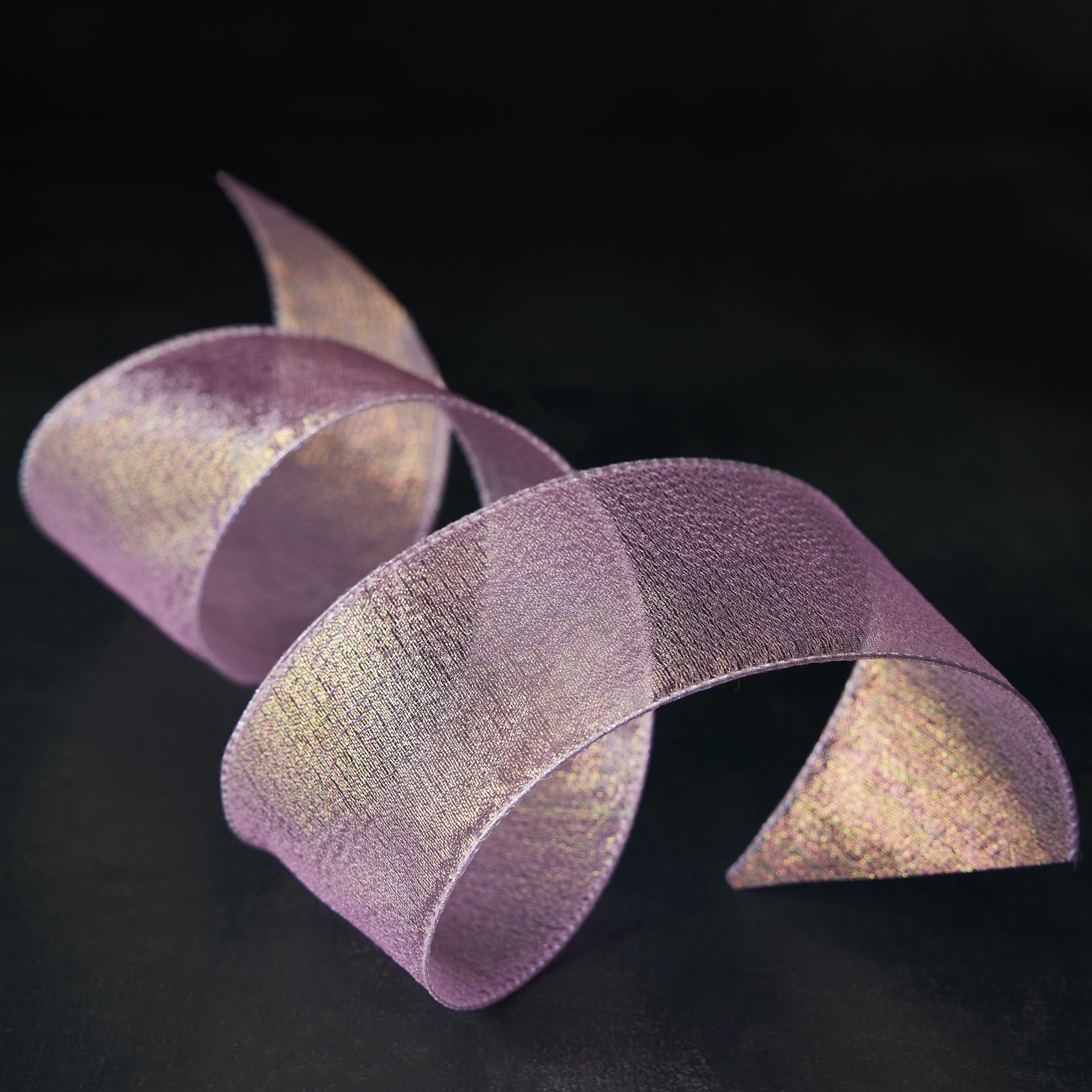 slide 2 of 2, 2.5" X 3yd. Crinkle Sheer Wired Ribbon By Celebrate It Classic, 2.5 in x 3 yd