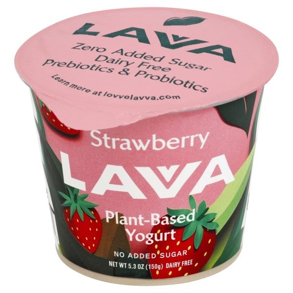 slide 1 of 3, Lava Yogurt Strabrry, 5.3 oz