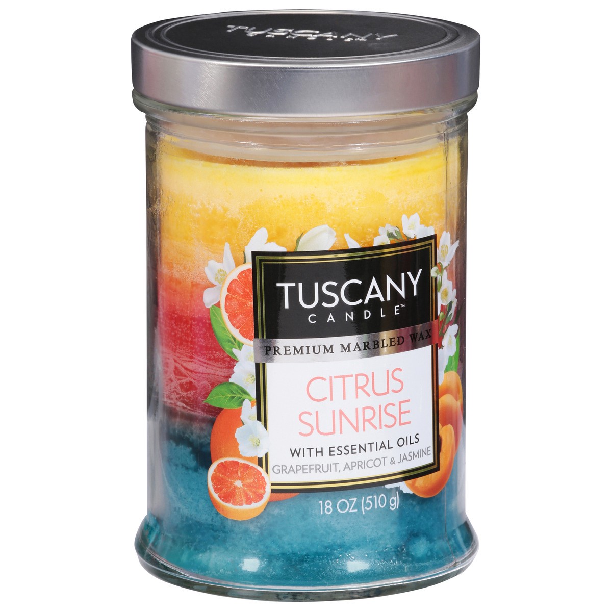 slide 3 of 9, Tuscany Candle Tuscany Citrus Sunrise Candle, 18 oz