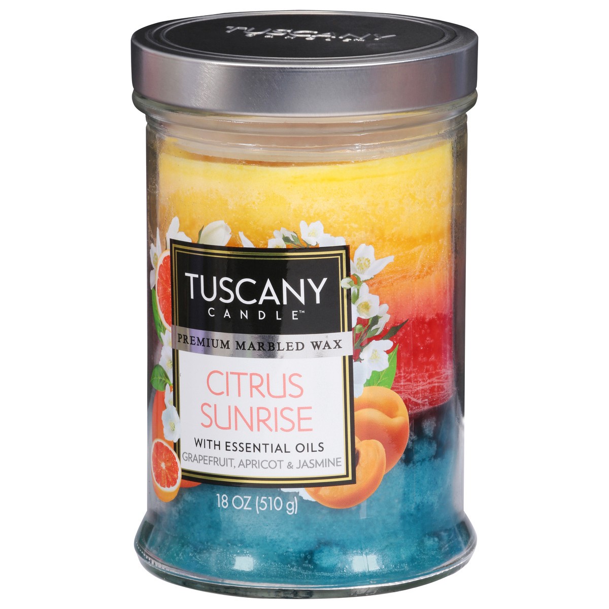 slide 2 of 9, Tuscany Candle Tuscany Citrus Sunrise Candle, 18 oz