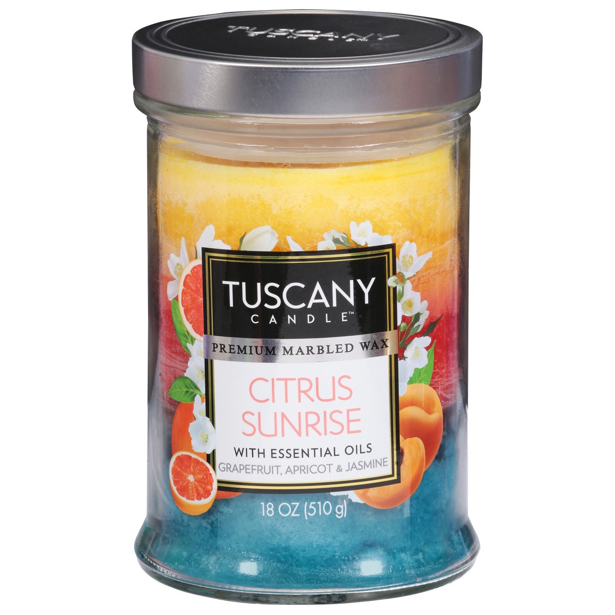 slide 1 of 9, Tuscany Candle Tuscany Citrus Sunrise Candle, 18 oz