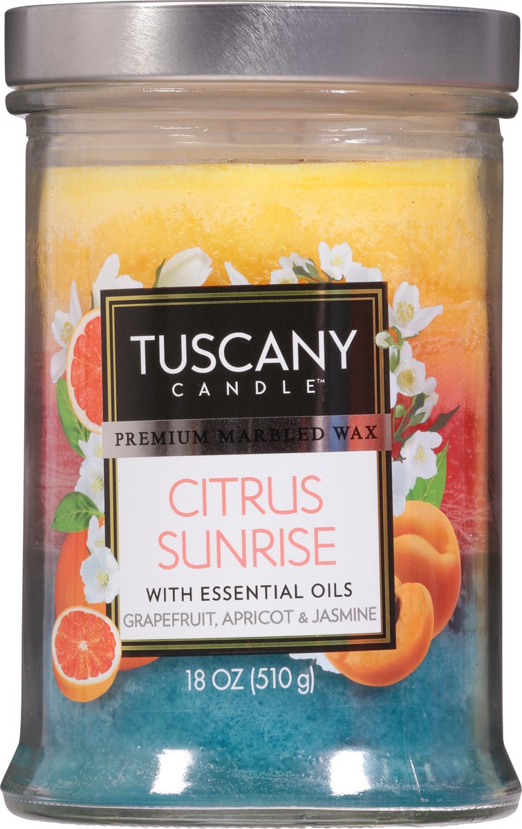 slide 4 of 9, Tuscany Candle Tuscany Citrus Sunrise Candle, 18 oz