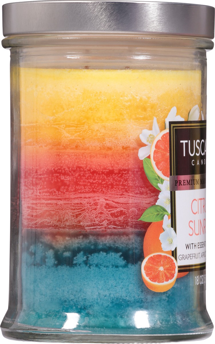 slide 7 of 9, Tuscany Candle Tuscany Citrus Sunrise Candle, 18 oz