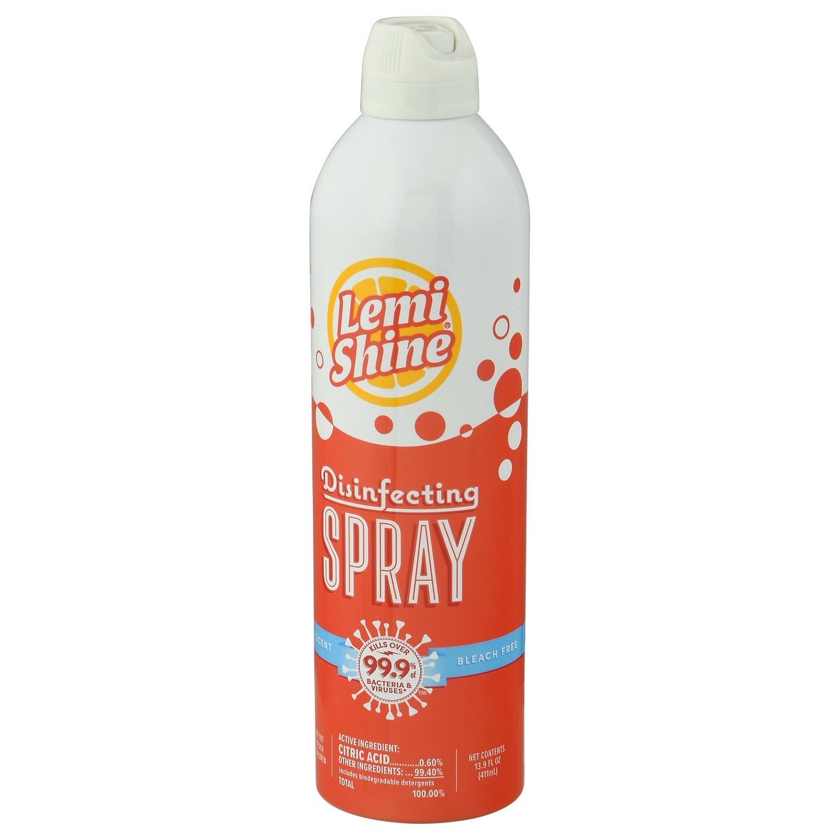 slide 10 of 10, Lemi Shine Bleach Free Fresh Scent Disinfecting Spray 13.9 fl oz, 13.9 oz