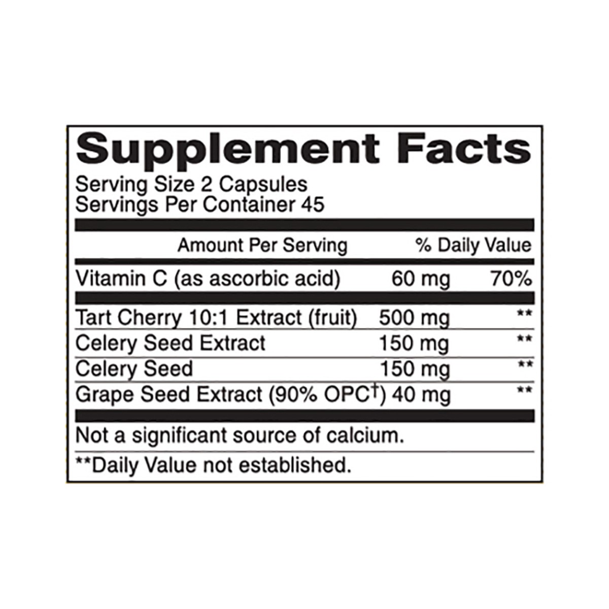 slide 7 of 9, Mason Natural Tart Cherry 500 mg 10:1 Extract Veggie Caps - Supports Healthy Uric Acid Levels & Joint Health*, 90 Capsules, 90 ct