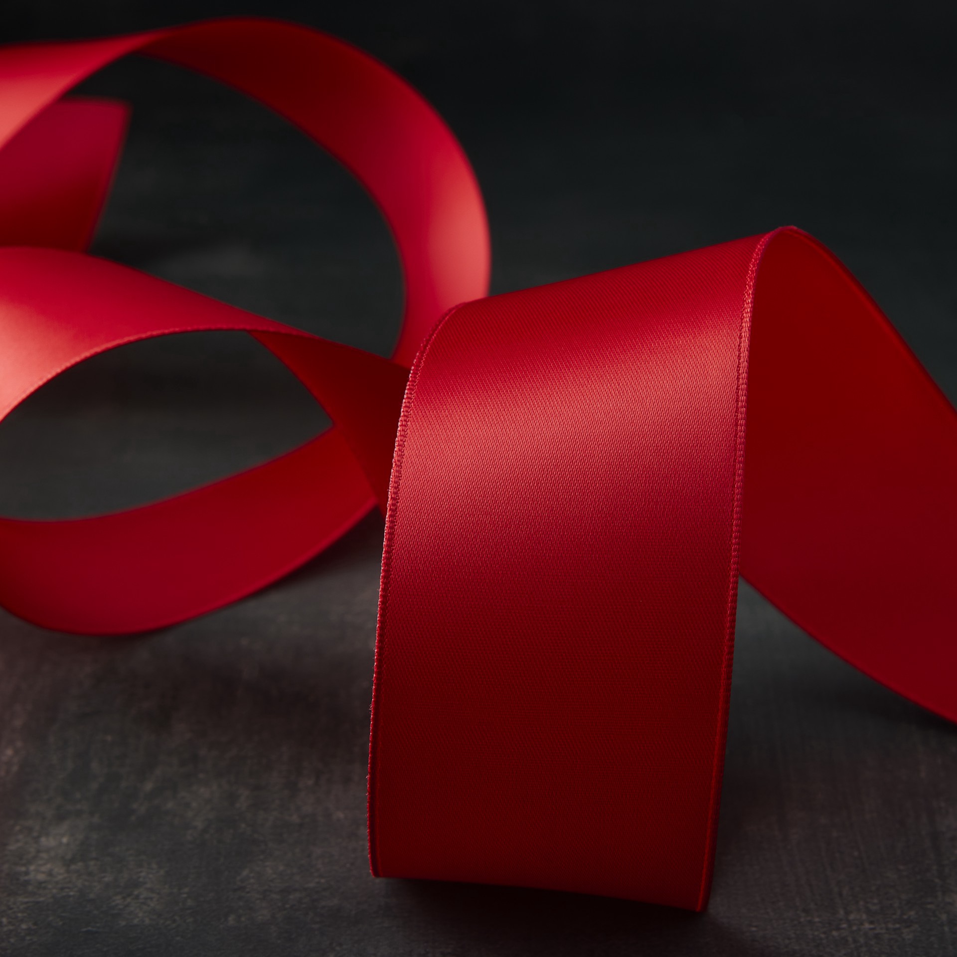 slide 4 of 4, 2" X 3yd. Satin Wired Ribbon By Celebrate It, 2 in x 3 yd