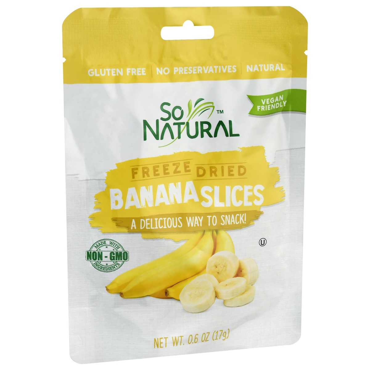 slide 2 of 10, SoNatural Banana Slices, 0.6 oz