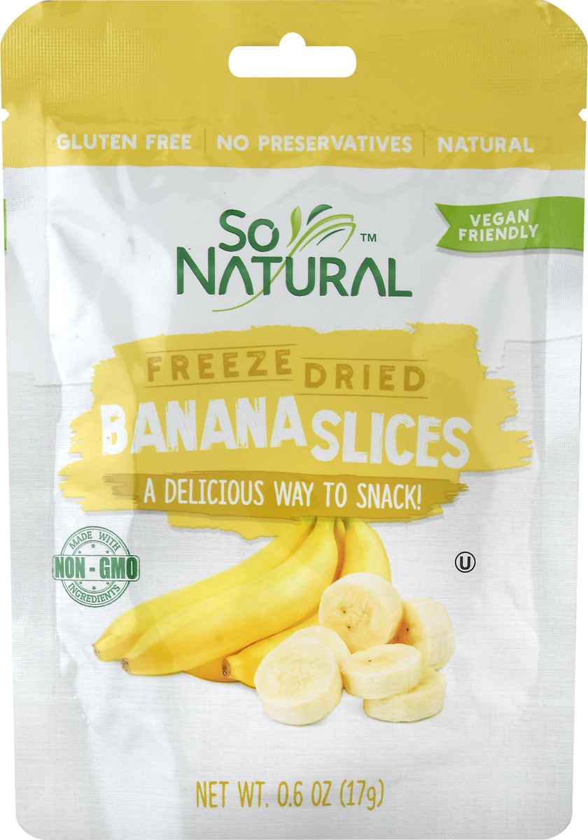 slide 9 of 10, SoNatural Banana Slices, 0.6 oz