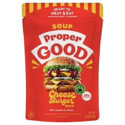 Proper Good Cheeseburger Soup Pouch, 12 oz