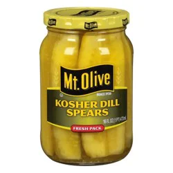 Mt. Olive Kosher Dill Spears Pickles 16 Oz