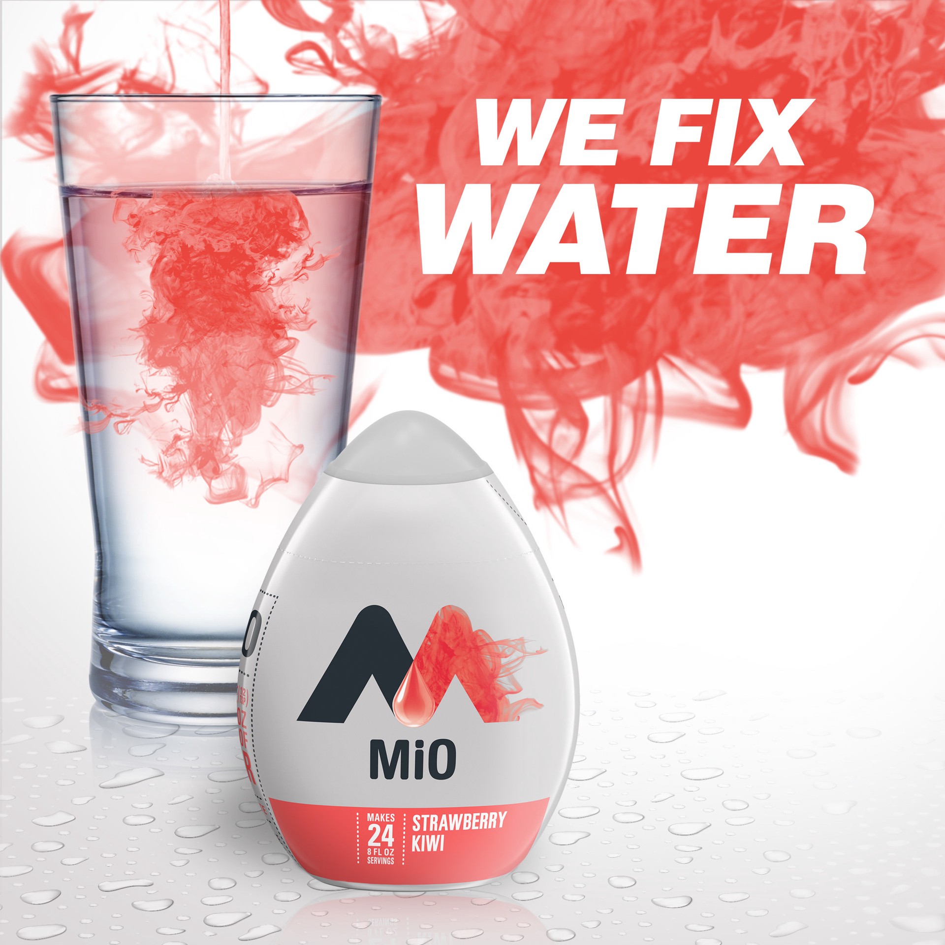 slide 4 of 5, MiO Strawberry Kiwi Artificially Flavored Liquid Water Enhancer, 1.62 fl oz Bottle, 1.62 fl oz