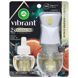Air Wick Vibrant Plug-in Scented Oil White Sage & Mahogony Refills - 2-.67 Fl. Oz.