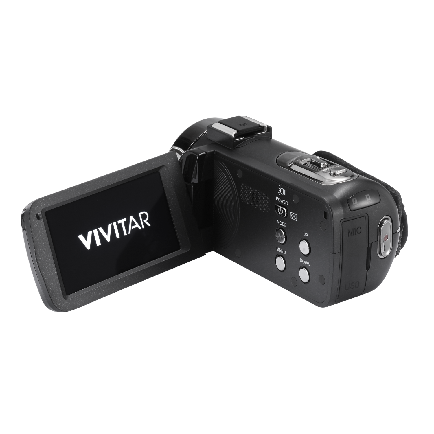 slide 4 of 7, VIVITAR DVRE401-BLK 4K Camcorder 18X Zoom, 1 ct