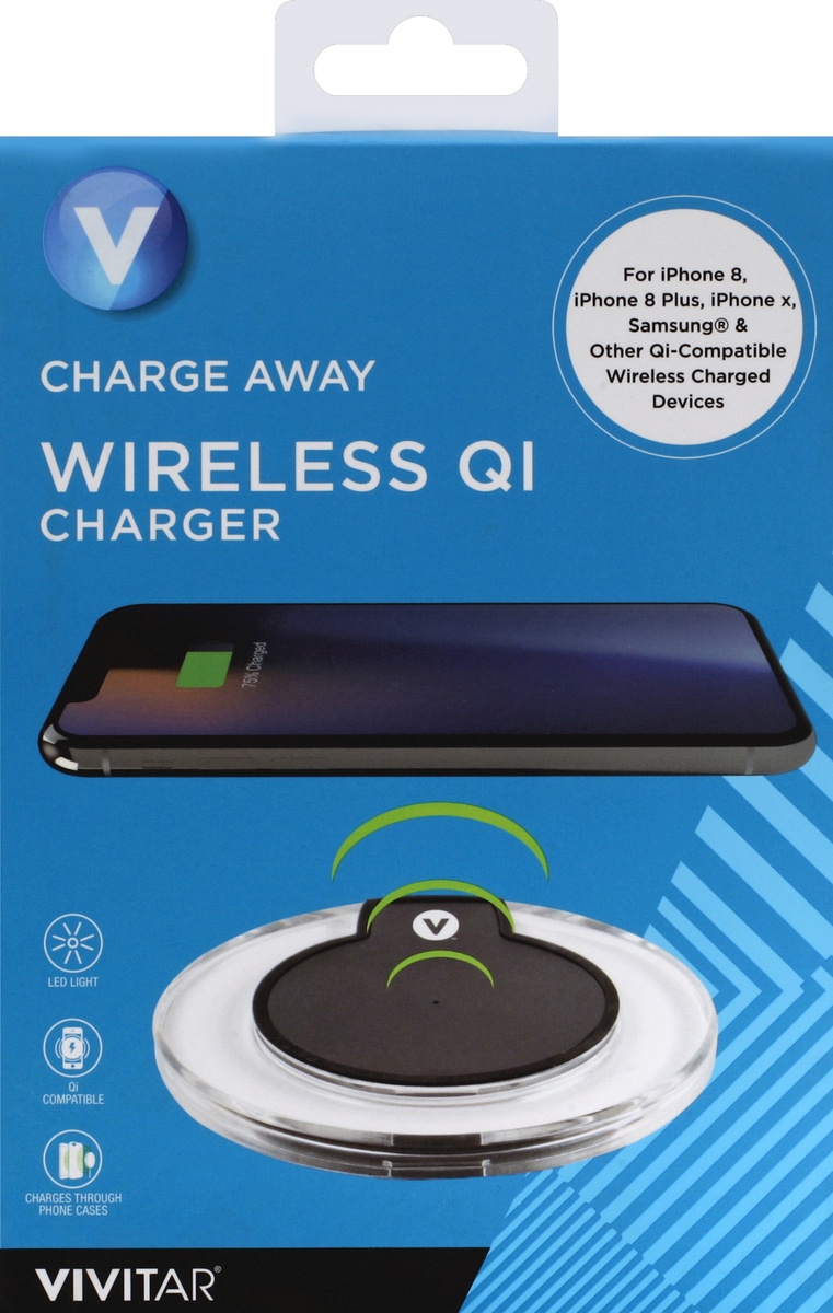 slide 5 of 6, Vivitar Wireless Qi Charger, 1 ct