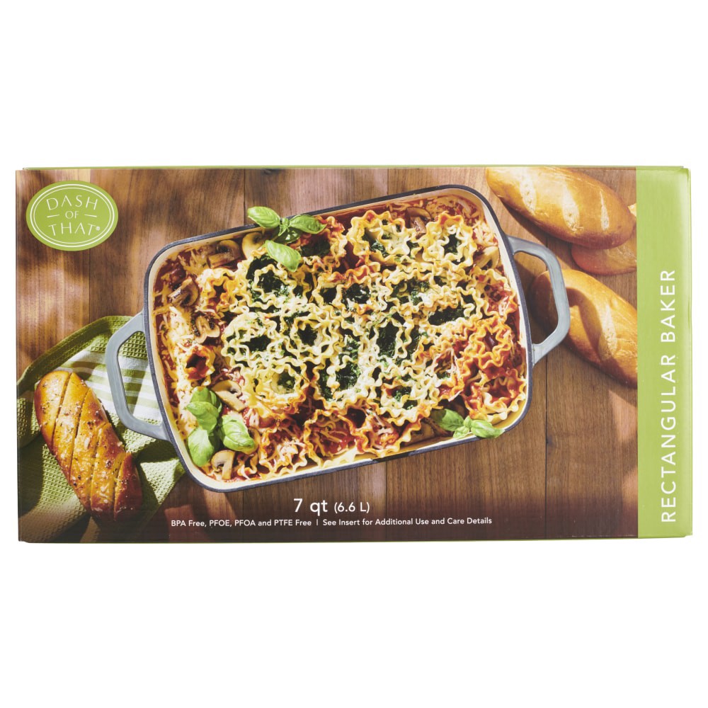 slide 1 of 4, Dash of That® 7qt Baker - GREY, 1 ct