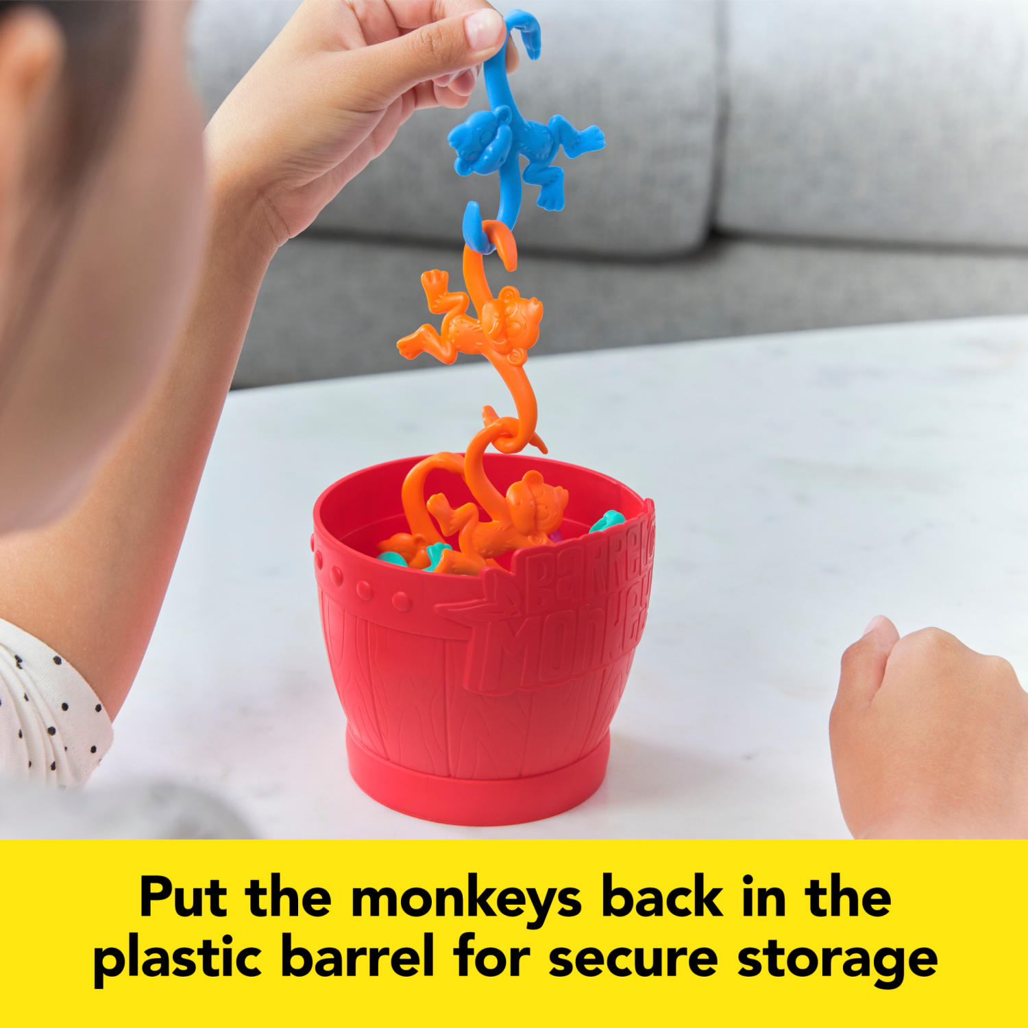 slide 2 of 8, Spin Master Barrel Of Monkeys, 1 ct