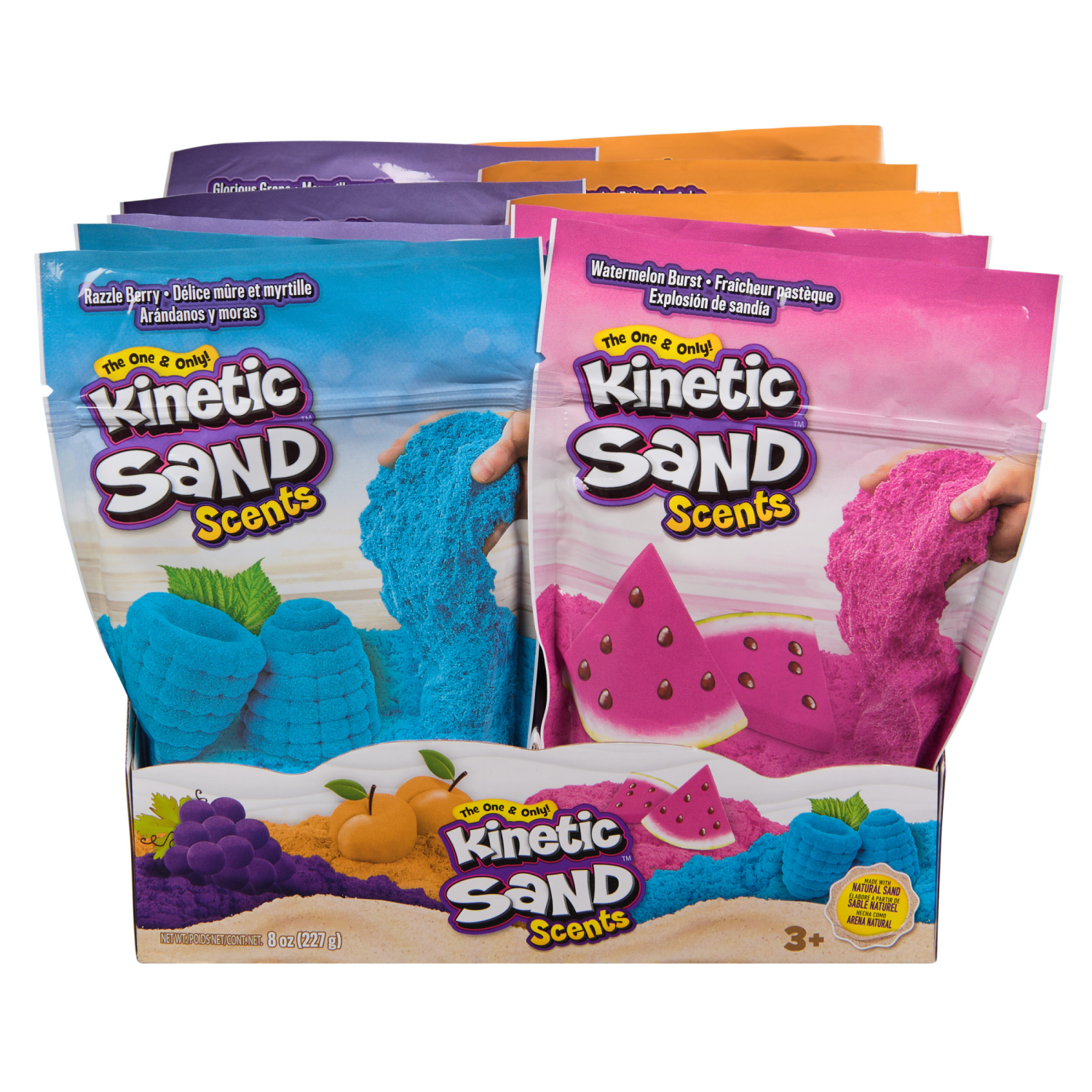 slide 2 of 5, Kinetic Sand 8oz Scented Play Sand (Styles May Vary) 1 Each, 8 oz