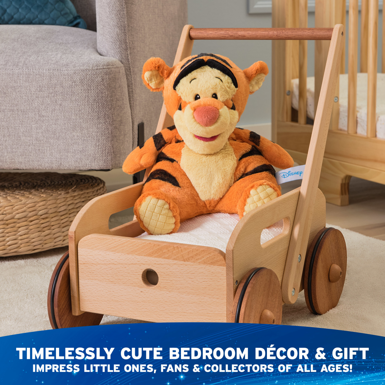 slide 5 of 8, GUND Disney Official Tigger Oh So Snuggly Plush, Winnie the Pooh, Tigger Tiger Stuffed Animal for Ages 1 and Up, Orange, 12.5., 1 ct