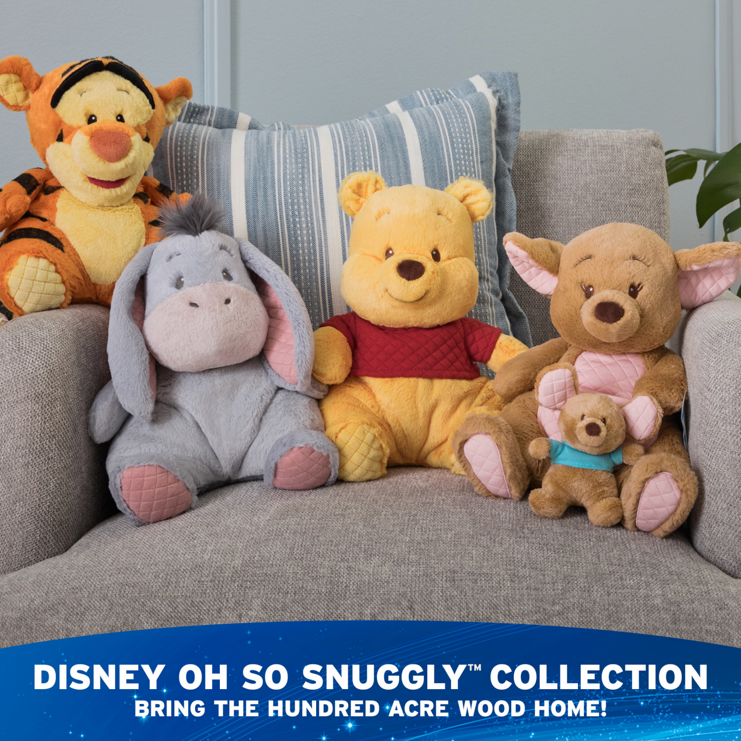 slide 8 of 8, GUND Disney Official Tigger Oh So Snuggly Plush, Winnie the Pooh, Tigger Tiger Stuffed Animal for Ages 1 and Up, Orange, 12.5., 1 ct