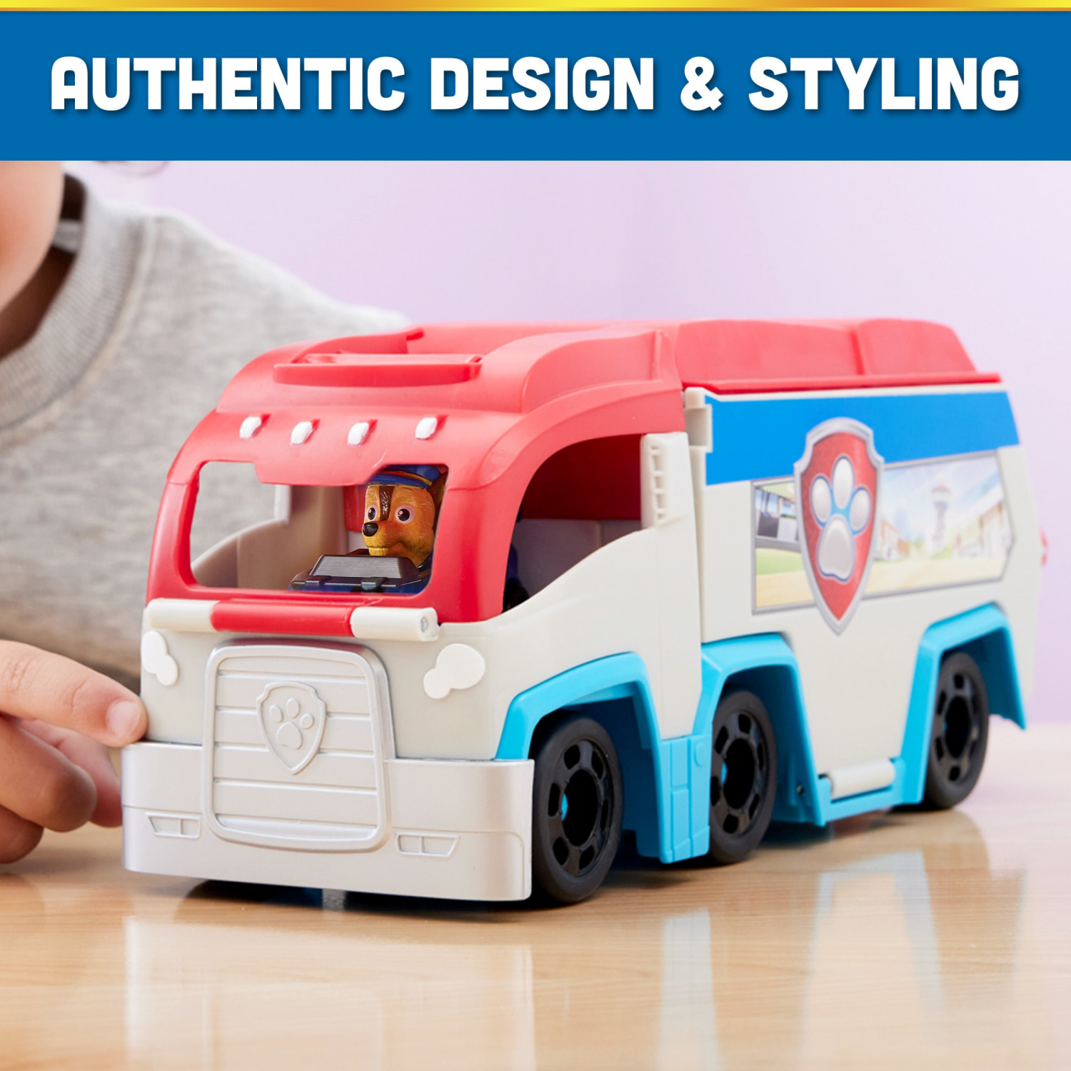 slide 6 of 7, PAW Patrol: Pup Squad Patroller Team Vehicle, Toy Truck with Collectible PAW Patrol Chase Toy Car, Kids Toys for Boys & Girls Ages 3+, 1 ct