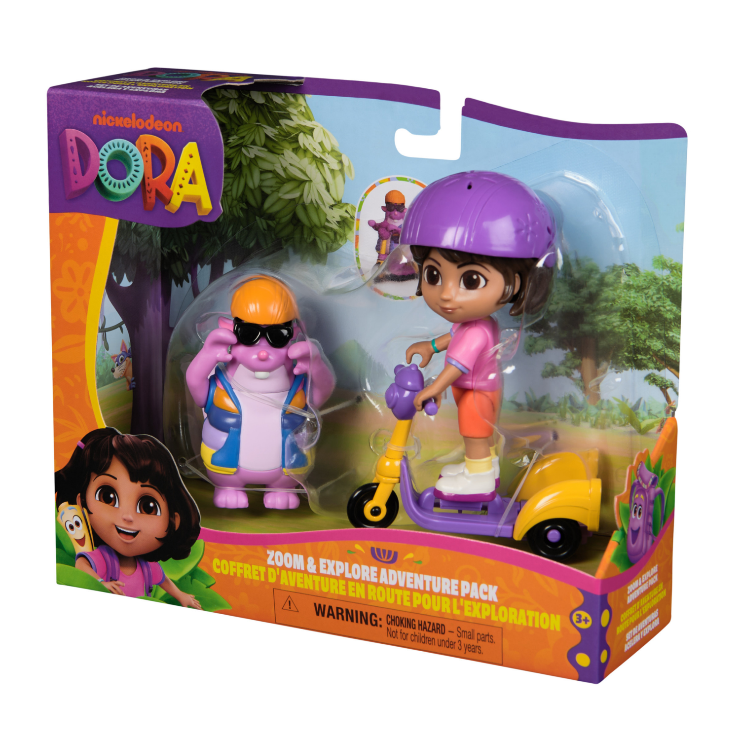 slide 3 of 8, Dora the Explorer Figure Adventure Pack Asst, 1 ct