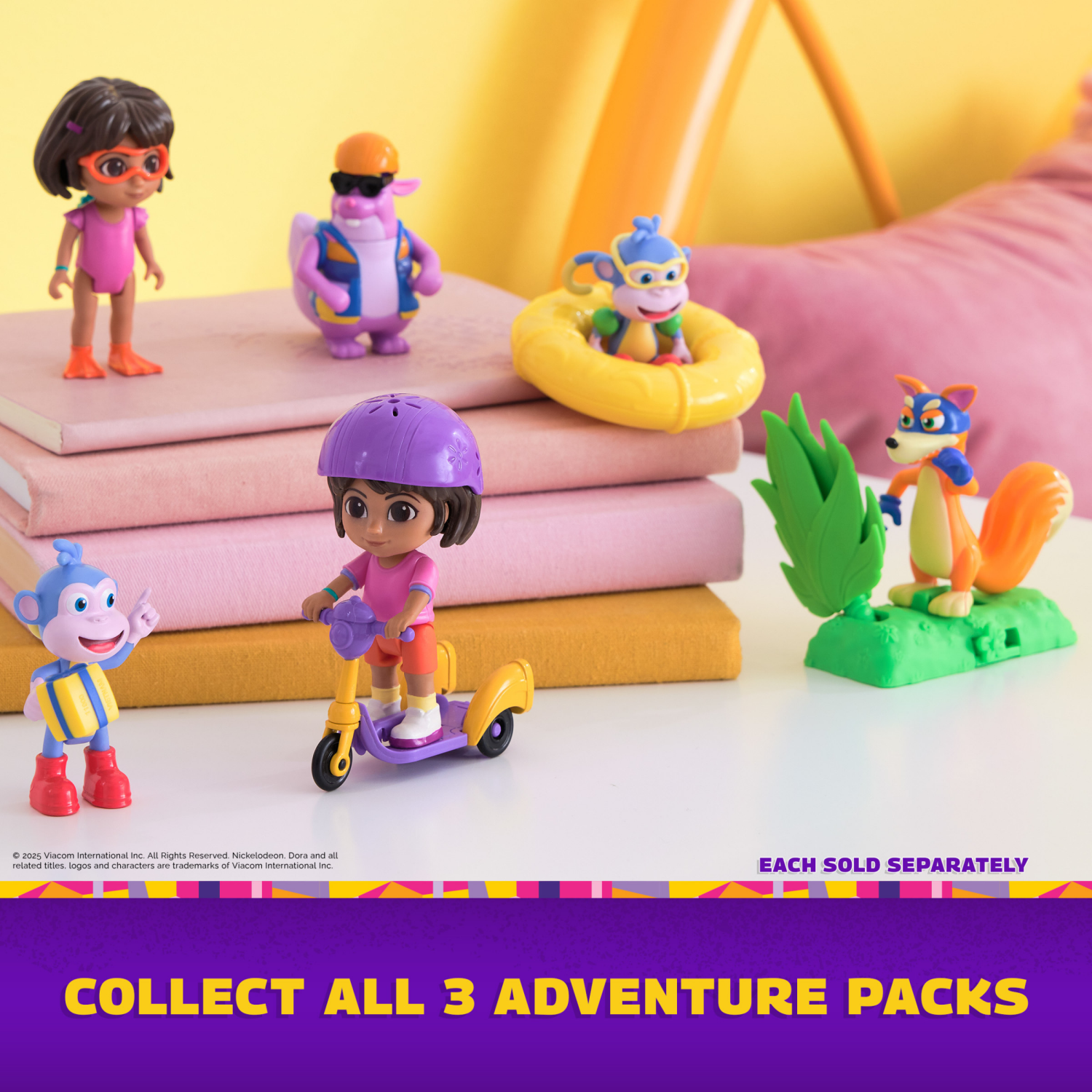 slide 5 of 8, Dora the Explorer Figure Adventure Pack Asst, 1 ct