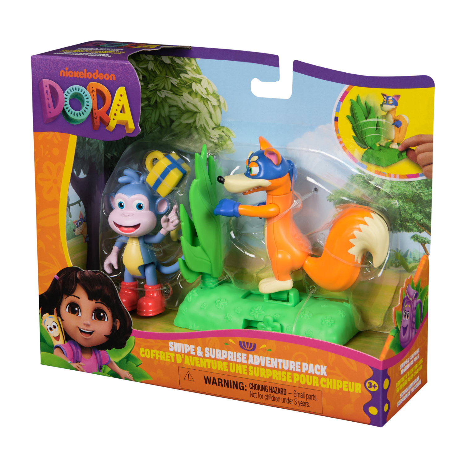 slide 8 of 8, Dora the Explorer Figure Adventure Pack Asst, 1 ct