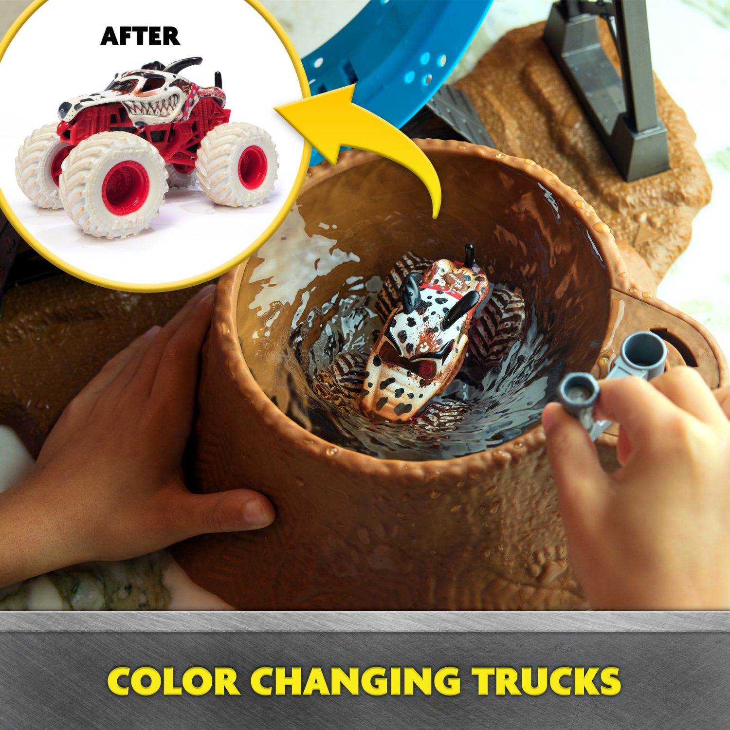 slide 2 of 8, Monster Jam Truck Wash Playset, 1 ct