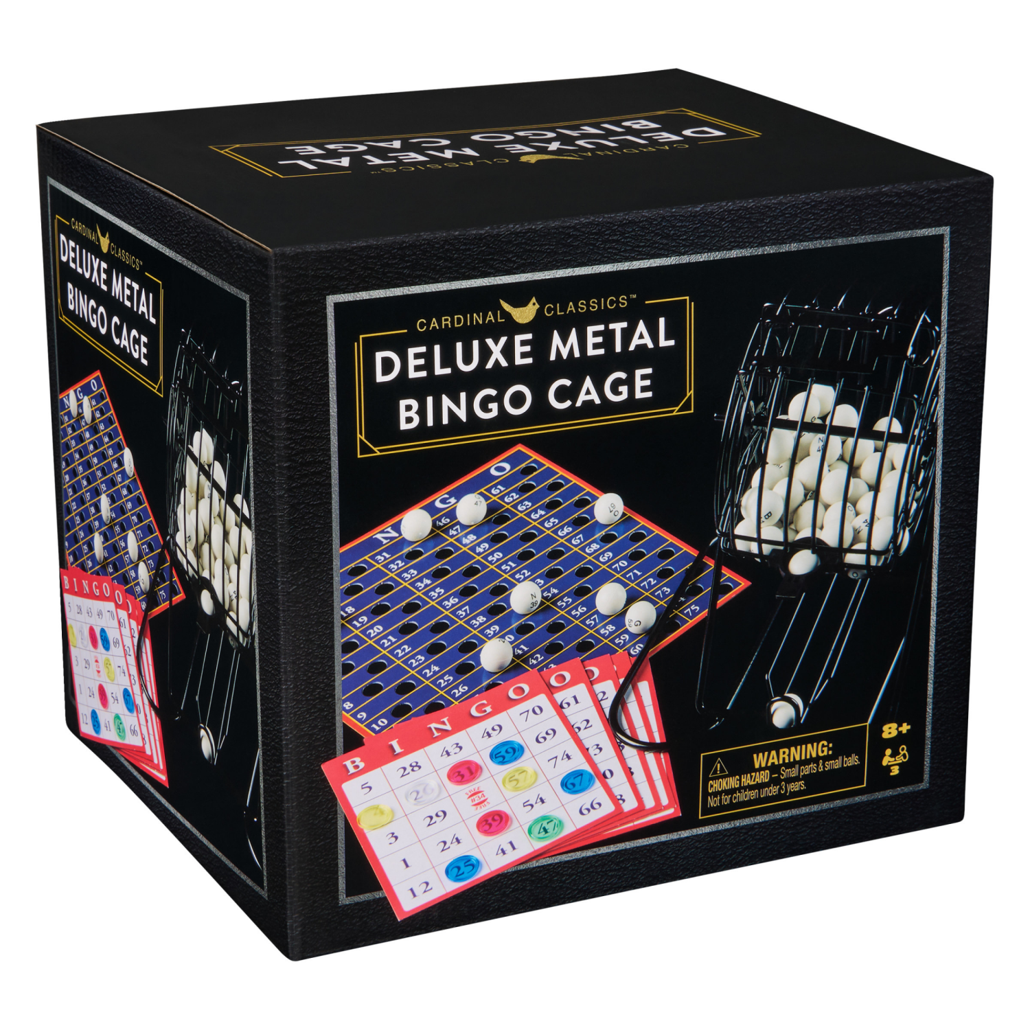 slide 2 of 5, Spin Master Games, Cardinal Classics, Deluxe Metal Bingo Game Cage 1 Each, 1 ct