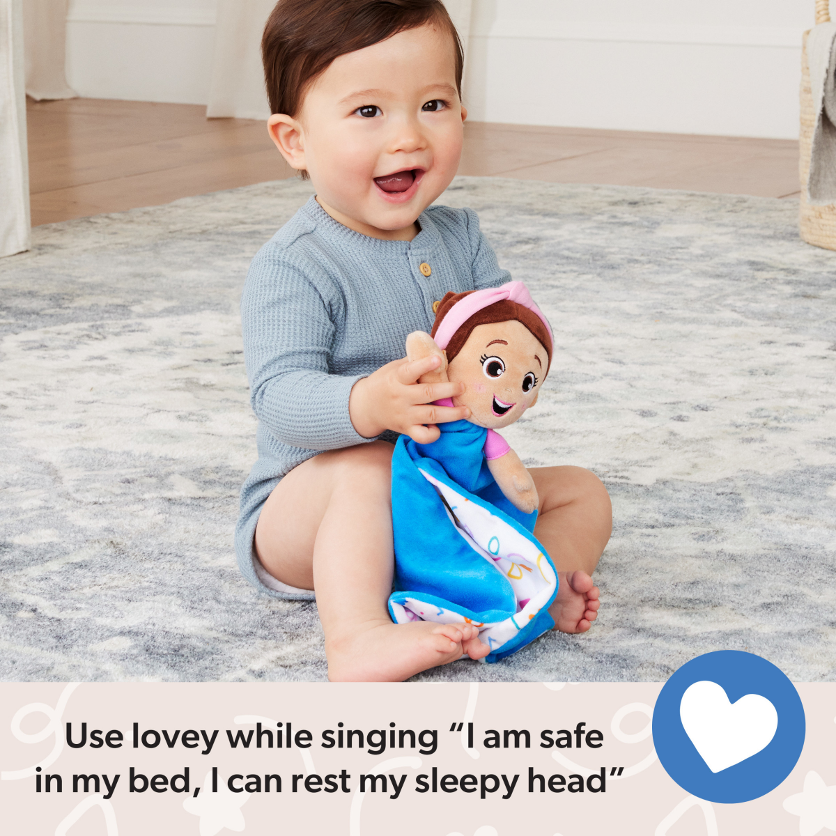 slide 7 of 7, Ms. Rachel Huggable Lovey Toy, 1 ct