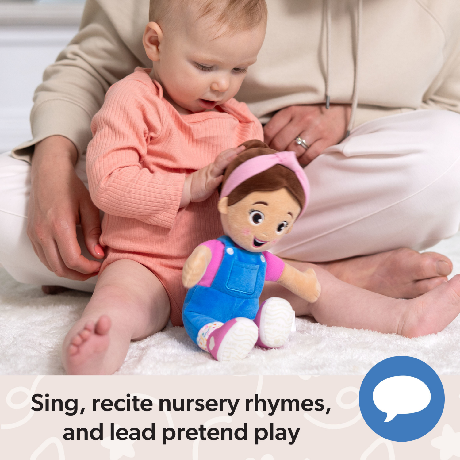 slide 5 of 7, Ms. Rachel 11" Cuddle & Comfort Doll, 11 in